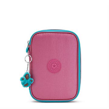 Kipling 100 Pens Metallic Case Tassen Roze | NL 1182SG